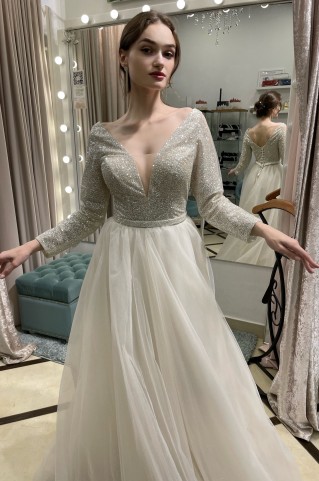 Свадебное платье ALINA карамель