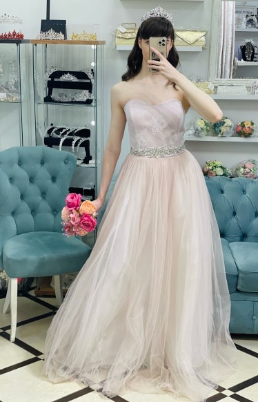 Свадебное платье ДЖУЛЬЕТТА розовое